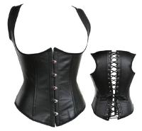 Drop Shipping กระดูกเหล็กเสื้อกั๊กเอว Double Boned ซาติน Underbust Corset