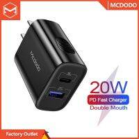 PRO+++ โปรโมชั่น Mcdodo เครื่องชาร์จ USB PD 20W ชาร์จเร็วสุด ๆ อะแดปเตอร์ FCP / QC / SCP / AFC / CN / พอร์ตคู่สำหรับ  Huawei / Sams มีบริการจัดส่ง อะ แด ป เตอร์ อะแดปเตอร์ รถยนต์