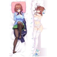 Anime Quintessential Quintuplets ปลอกหมอน Nakano Miku Dakimakura กรณี 3D Double Side Bedding กอดหมอนร่างกาย