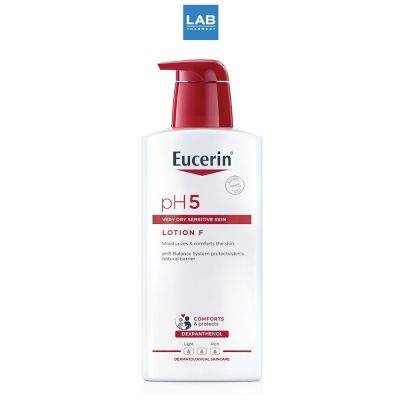 Eucerin pH5 Very Dry Sensitive Skin Lotion F 400 ml. ยูเซอริน พีเอช5 เวรี่ ดราย เซ็นซิทีฟ สกิน โลชั่น เอฟ ผลิตภัณฑ์บำรุงผิวกาย 400 มล.