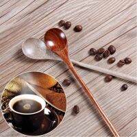 ❏ Traditional Wooden Spoons Large Long Handled Spoon Kids Spoon Wood Rice Soup Dessert Spoon Coffer Tea Mixing Tableware