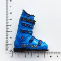 【YF】❁∈❀  Austria creative tourism commemorative handmade painted crafts stereo ski boots refrigerator stickers