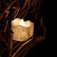 12pcspack Tea Light Party Romantic Beautiful UV Battery Operated Flameless Decor Candle Lamp Wedding