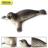 Simulaçoceano Modão Animal Figuras Para Crianças, Selo ABS, Leão Marinho, Coleção Morsa,Cognião Educacional Brinquedo, Presente De Natal