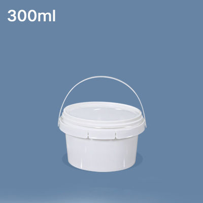 Food Grade 300ML Clear Plastic Box with Lid Portable Storage Container for Sugar Food Sauce Dressings 10PCS