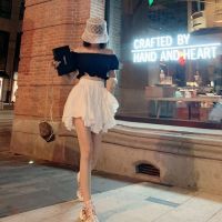 Frederic New style beautiful girl high waist Pengpeng skirt large skirt sweet Super fairy skirt design sense niche pleated skirt