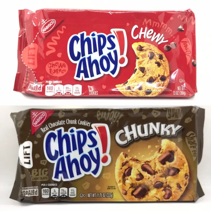 Chips Ahoy Chewy Chocolate Chip , Reduced Fat, Chunky Chocolate (Family