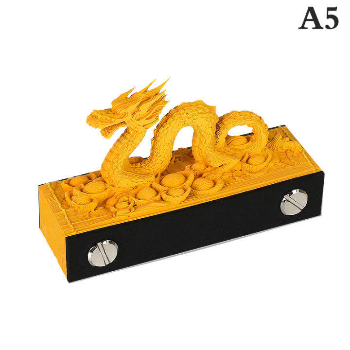 LSHUO Omoshiroi Block 3D Notepad Mini Zodiac Animals 3D Memo Pads Paper
