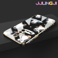 Jlingji เคสสำหรับ Xiaomi Redmi 9 Prime Xiaomi MI POCO M2เคสลายการ์ตูนเพนกวินใหม่กรอบสี่เหลี่ยมพื้นผิวเคสนิ่มซิลิกาเจลกันกระแทกเคสมือถือฝาครอบป้องกันเลนส์กล้องถ่ายรูปทั้งหมด