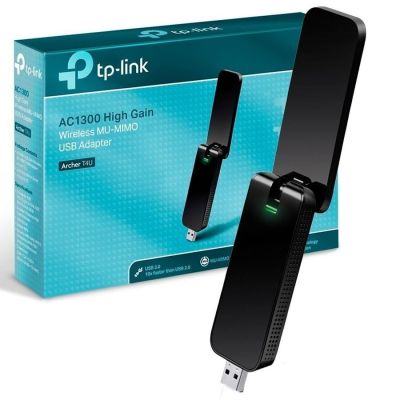 5GHz TP-Link (Archer T4U) AC1300 Dual Band USB Adapter Wireless ยูเอสบีไวไฟ (High Gain Wireless) #usb wifi