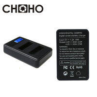 แบตเตอรี่ Dual Charger AHDBT-301สาย Micro USB จอแสดงผล LCD ความจุสำหรับ Gopro HERO 3 3 4อุปกรณ์เสริม