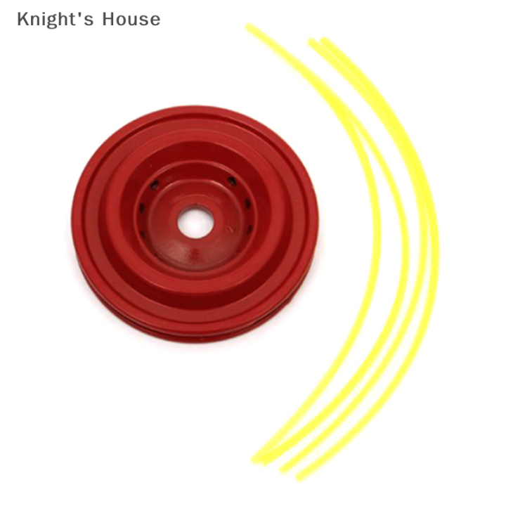 knights-house-หัวทริมเมอร์อลูมิเนียมแบบสากลพร้อมสายทริมเมอร์สี่เส้นสำหรับเครื่องตัดแปรงน้ำมันเบนซิน