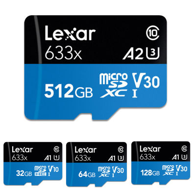 การ์ดความจำ32GB 64GB 128GB 256GB 512GB ความเร็วในการถ่ายโอนข้อมูลกันน้ำบางเฉียบสมาร์ทโฟนการ์ดเก็บข้อมูล SD-Card/tf สำหรับการ์ดความจำกล้องติดรถยนต์การ์ดความจำขนาดเล็ก
