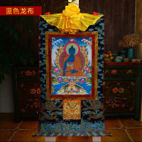 TODAY SALE พระพุทธรูป Yuanhui Thangka ศากยมุณี,พระพุทธรูปแบบเคลื่อนที่ได้สำหรับตกแต่งห้องอ่านหนังสือทางเข้าบ้านภาพวาดเม็ดสีธรรมชาติภาพแขวนพระ