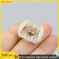 ? AM 1PC Micro Motor ฝาครอบด้านหลังคาร์บอนผู้ถือแปรงสำหรับล็อคประตูรถเซ็นทรัลล็อค