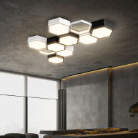 Minimalist living room lamp ceiling lights honeycomb design combination creative art indoor lamps inligent hall Dinning lamp