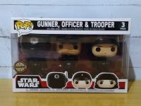3 Pack Funko Pop Star Wars - Gunner  Officer and Trooper (กล่องมีตำหนินิดหน่อย) แบบที่ 1