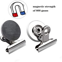 Strong Whiteboard Magnetic Clips Golden Clip Folder Sub Refrigerator Magnets Magnets For Fridge Fridge Magnets