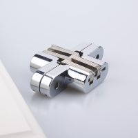 Zinc Alloy Hidden Hinges Built-in Concealed Cross Heavy-loading Folding Door Hinge Furniture Hardware Door Hardware Locks