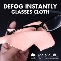 5Pcs Reusable Anti-Fog Wipes Glasses Pre-moistened Antifog Lens Cloth Defogger Eyeglass Wipe Prevent Fogging For Glasses