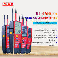 UN- T เครื่อง UT18D UT18C เครื่องวัดแรงดันไฟฟ้าแบบดิจิตอล AC DC,เครื่องทดสอบความต่อเนื่องในแรงดันไฟฟ้าต่อเนื่อง690V จอ LCD เครื่องทดสอบไฟฟ้า3เฟส