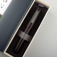 Jinhao 9056 wooden fountain pen natural handmade Jupiter high-grade mahogany pen M/F 0.5/0.7mm writing ink pen gift  Pens