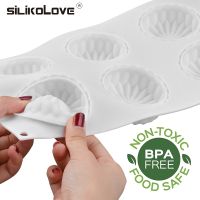 Hot Selling SILIKOLOVE 3D Silicone Molds Flower Tray Shaped Cake Baking Mold Mousse Truffle Brownies Pan Molds Pastry Tool Cakes