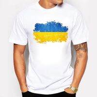 NEW Flag of Ukraine Mens Short Sleeve T-shirt New Fashion in Summer