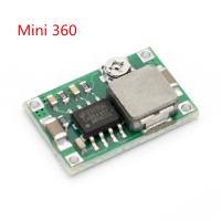 1/5 / 10PCS Mini360 DC-DC HM Buck Converter โมดูลจ่ายไฟแบบ Step Down 4.75-23V ถึง 1-17V 340KHz Mini-360 ขนาดเล็กพิเศษ + 17x11x3.8