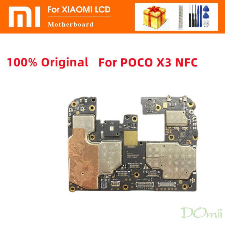 Unlocked MainBoard 128GB For POCO X3 NFC Motherboard Logic Board With ...