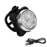 RMH5Y Rechargeable Bike Light Set,Super Bright Front Headlight and Rear LED Bicycle Light,650mah ,4 Light Mode Options