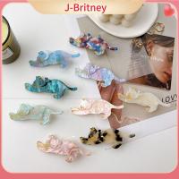 J-BRITNEY 2ชิ้นที่หนีบผมสำหรับเด็กผู้หญิงกิ๊บติดผมคลิปตุ่นปากเป็ดกิ๊ฟหนีบผมคลิปขนแมว