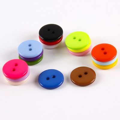 10mm11.5mm 100pcs High Quality 2-Holes Resin Button for Sewing DIY Handmade Crafts Scrapbooking Accessories