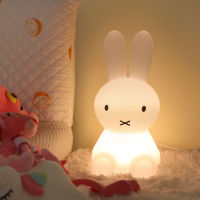 Cute Bunny Lamp Cartoon LED Table Lamp ChildrenS Bedroom Bedside Lamp Living Room Floor Night Light 3 Colors /7 Colors Night Lights