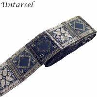 new creative design christmas ribbon 50mm width woven fabric trim fashion ethnic lace decoration tape shoes clothes new