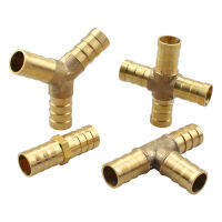 Brass Reducing Straight T X Y Elbow Pipe Hose Joiner Barbed Connector Air Water