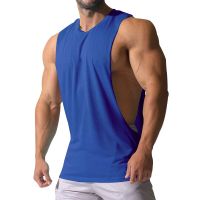 2023 Mens Gym Tank top Men Fitness Sleeveless Shirt Male Mesh Breathable Fitness Sports Vest Undershirt Gyms Running Vest Men