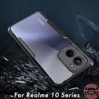 Anteen เคสโทรศัพท์ถุงลมรับแรงกระแทกสี่มุมสำหรับ OPPO Realme 10 4G 5G Pro + เคสใสฝาหลังเคสห่อหุ้มกล้อง