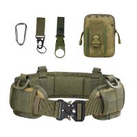 【YF】 Padded Airsoft Combat Molle Belts Duty Paintball Waist War Game Accessories