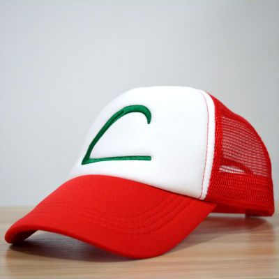 Fashion Baseball Cap for Women Men Pokemon Cap Cosplay Cap New Visor Cap Pokemon Ash Ketchum Hat Duckbill Cap Cosplay Hat