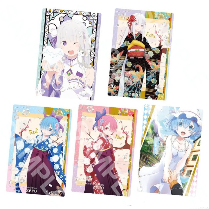 1 tấm) Ảnh card bo góc in hình REM RAM EMILIA RE:ZERO Bắt Đầu Lại Ở Thế  Giới Khác thẻ bo viền 5*8cm anime chibi 7 mẫu 