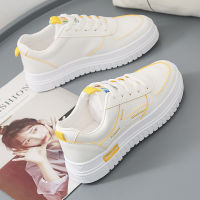 New White Sneakers Women Fashion Comfortable Platform Vulcanize Shoes Lace Up Flats Casual Ladies Footwear Summer Basket