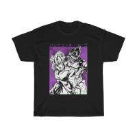 【Fashion】 Jojo S Bizarre Adventure Fugo Unisex เสื้อยืดการ์ตูนกราฟิกเสื้อ T สำหรับผู้ชายฤดูร้อนมังงะเสื้อยืด O-คอฝ้าย Tee แฟชั่นแขนสั้นผ้าฝ้าย