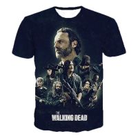 2023 newเสื้อยืดคอกลม แขนสั้น พิมพ์ลาย The Walking Dead 3D สไตล์ฮิปฮอป ฮาราจูกุ แฟชั่นยอดนิยม สําหรับผู้ชาย และผู้หญิง 2022