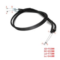 卐● Motorcycle Throttle Line Clutch Cable Steel Wire Set For Honda CB500 1994-2003 motorcycles accessories