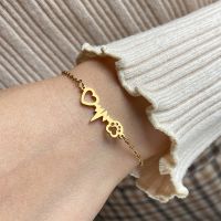 Stainless Steel Bracelets Classic Cartoon Dog Paw Chain Fashion Charm Bracelet For Women Jewelry Party Friends Best Gifts NEW