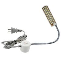 2020 Portable Sewing Machine LED Light 2W 30LED Magnetic Mounting Base Gooseneck Lamp for All Sewing Machine Lighting US/EU Plug