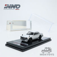 Liinno 1:64 Nissan Skyline 2000 GT-R (KPGC10) โมเดลรถเหล็กสีเงิน