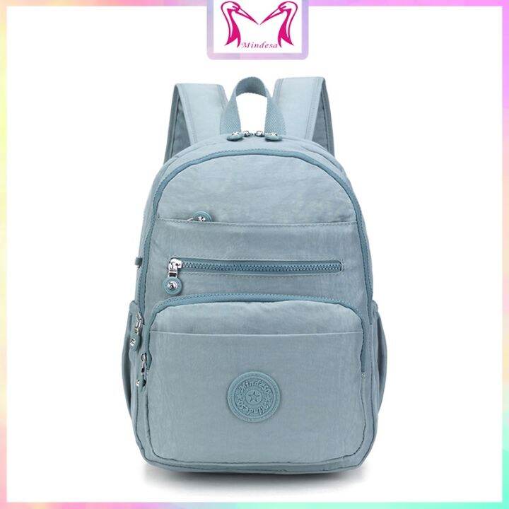 Mindesa Traveling Backpack Woman's Bag School Bag Nylon Waterproof