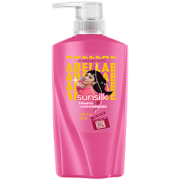 LeeMart ยาสระผม ซันซิล SunSilk 400ML แชมพู ซันซิน สูตร สมูทแอนด์เมเนจเอเบิ้ล สีชมพู ขนาด 400 มล.